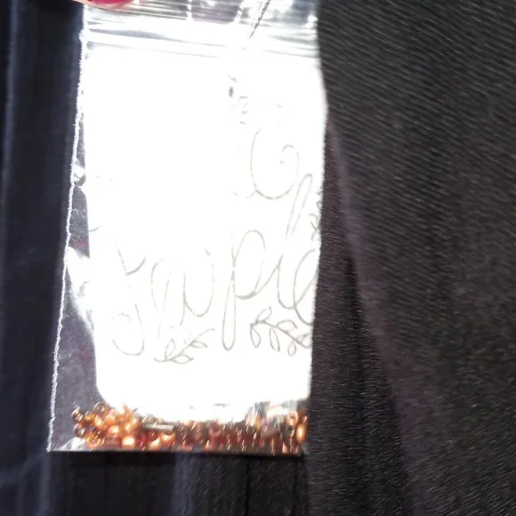 Free People black dress with beads, charms, sequins and embroidery - Picture 11 of 14